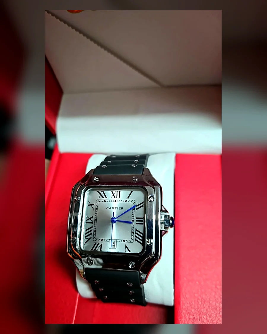 Cartier Santos negro